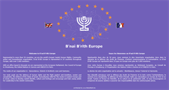 Desktop Screenshot of bnaibritheurope.org